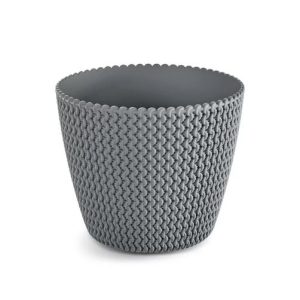 PROSPERPLAST BLOEMPOT 13CM GRIJS 405U SPLOFY