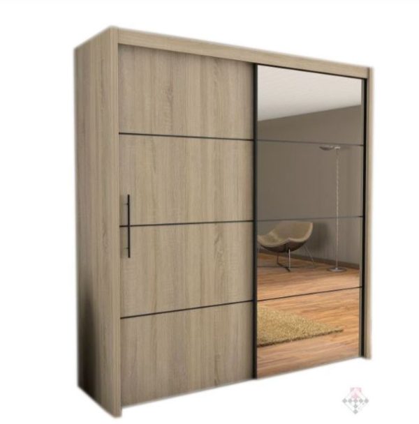 INOVA 3 2-DRS WARDROBE SONOMA OAK