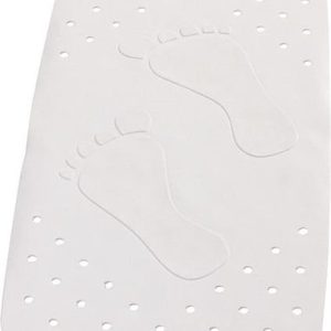 RIDDER ANTI-SLIP MAT 38X72CM PLATTFUS WIT