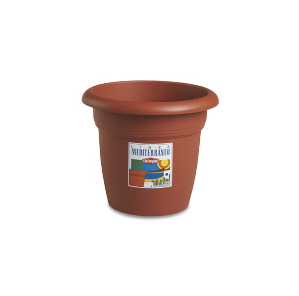 STEFANPLAST BLOEMPOT 22CM TERRACOTTA