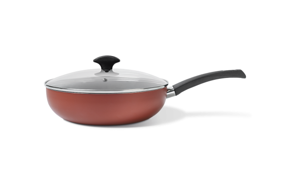 BRINOX WOK M/DEKSEL 28CM
