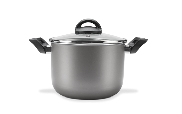 BRINOX  SAUCE PAN M/DEKSEL 24CM/7L CHILLI SILVER