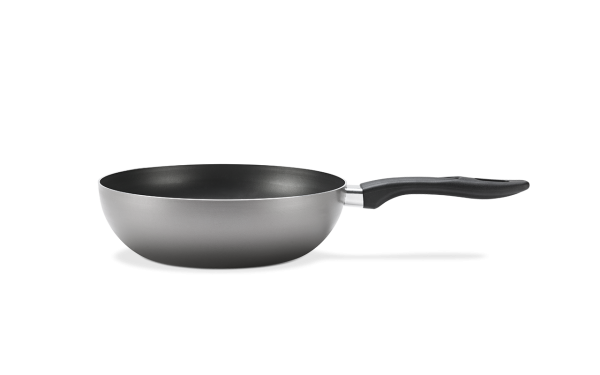 BRINOX WOK Ø24CM 2,3L CHILLI SILVER