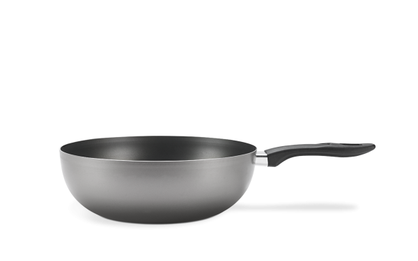 BRINOX WOK Ø28CM 4,1L CHILLI SILVER