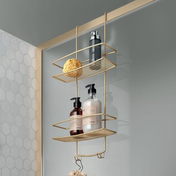 METALTEX ONDA SHOWER CADDY BRASS - Afbeelding 2
