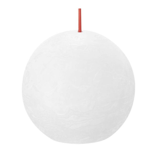 BOLSIUS RUSTIEK STOMPKAARS Ø76MM CLOUDY WHITE