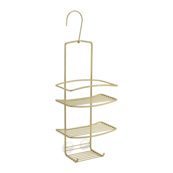 METALTEX ONDA SHOWER CADDY BRASS