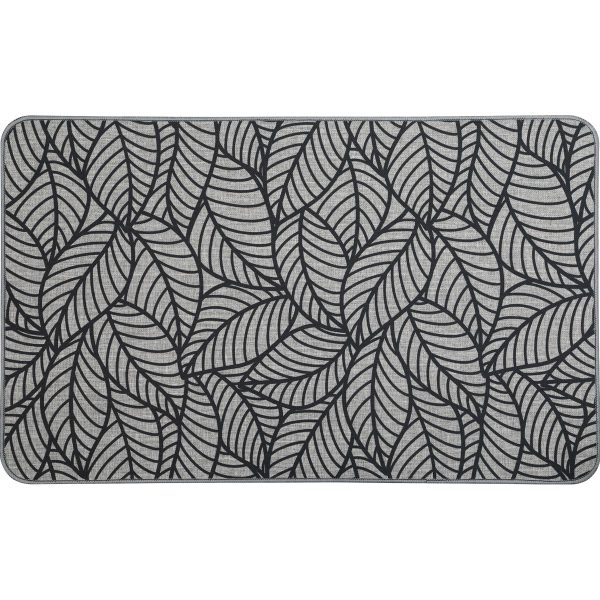 LUANCE MAT JUNGLE 50X80CM POLYESTER GRIJS