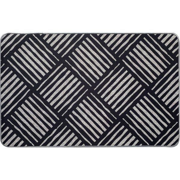 LUANCE MAT AFRICA 50X80CM POLYESTER GRIJS