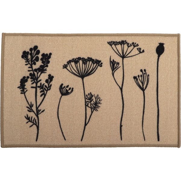 LUANCE MAT HERBIER 50X80CM POLYAMIDE BEIGE