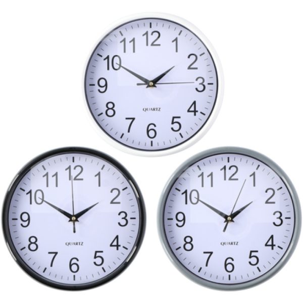 WANDKLOK 25X3CM ASS