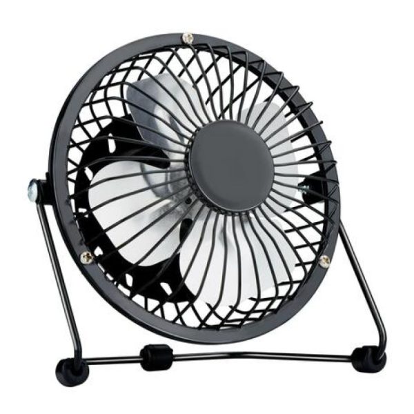ACTIVE AIR TAFELVENTILATOR USB ZWART 14.8X11.2X14.6CM