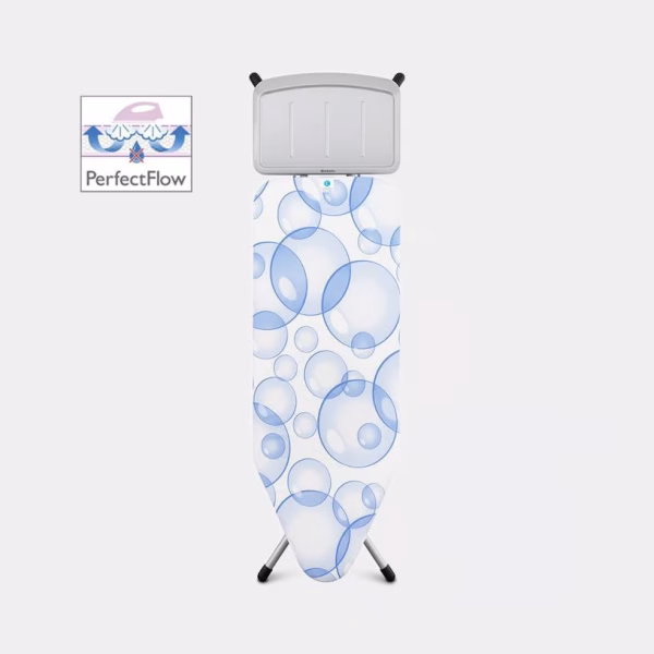 BRABANTIA STRIJKTAFEL M.GREY BUBBLES (C) 124x45