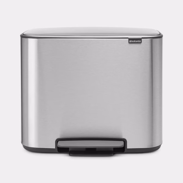 BRABANTIA BO PEDAALEMMER 36L MATT STEEL FINGERPRINT PROOF