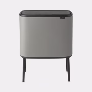 BRABANTIA BO TOUCH BIN 36L MINERAL CONCRETE GREY