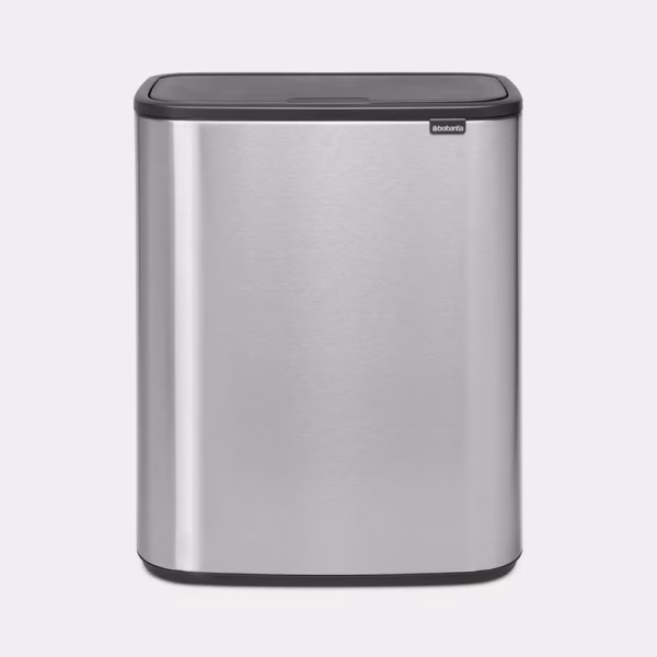 BRABANTIA BO TOUCH BIN 60L MATT STEEL FINGERPRINT PROOF