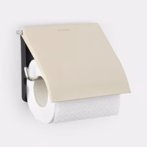 BRABANTIA RENEW TOILETROLHOUDER MET KLEP SOFT BEIGE