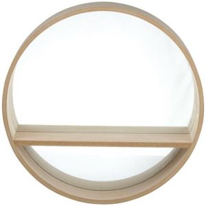 ARTI CASA SPIEGEL 35X8X35CM M/PLANK 2 DESIGN