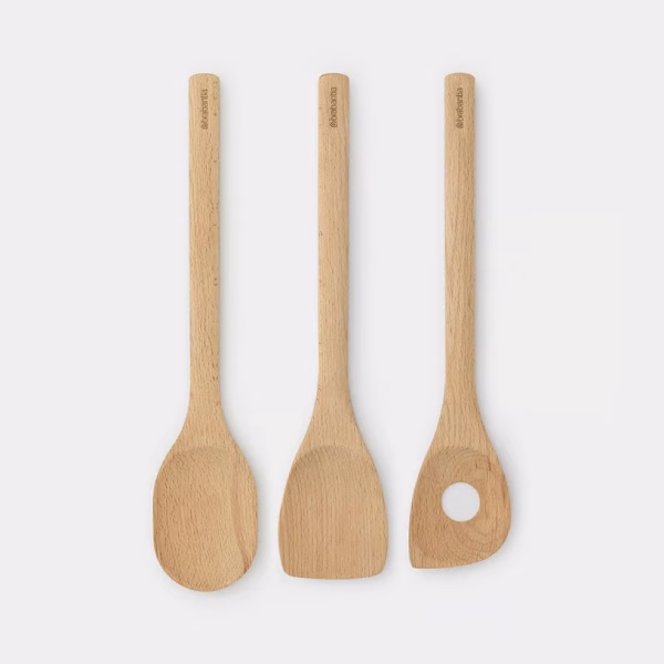 BRABANTIA S/3 HOUTEN LEPELS BEECH WOOD