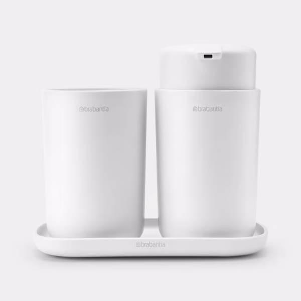 BRABANTIA BATH ACCESORY SET/3 WHITE