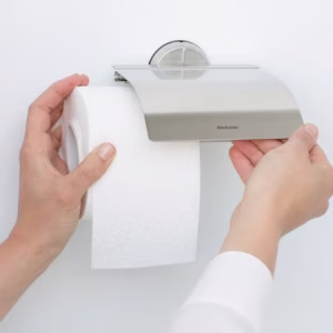 BRABANTIA TOILETROL HOUDER MATT STEEL PROFILE