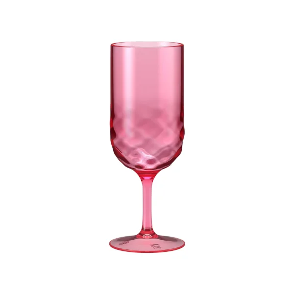 COZA GLASS WAVE 300ML PINK SORBET