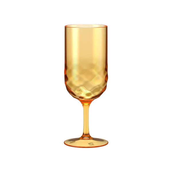 COZA GLASS WAVE 300ML ORANGE FLAME