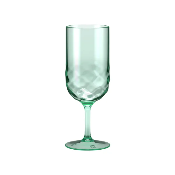 COZA GLASS WAVE 300ML GREEN SOFT