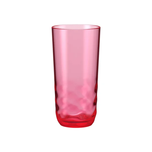 COZA GLASS WAVE 350ML PINK  SORBET