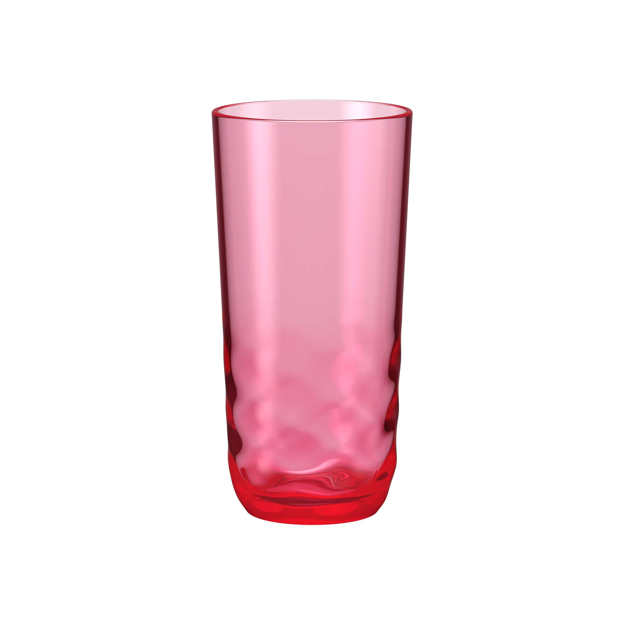 COZA GLASS WAVE 350ML PINK  SORBET