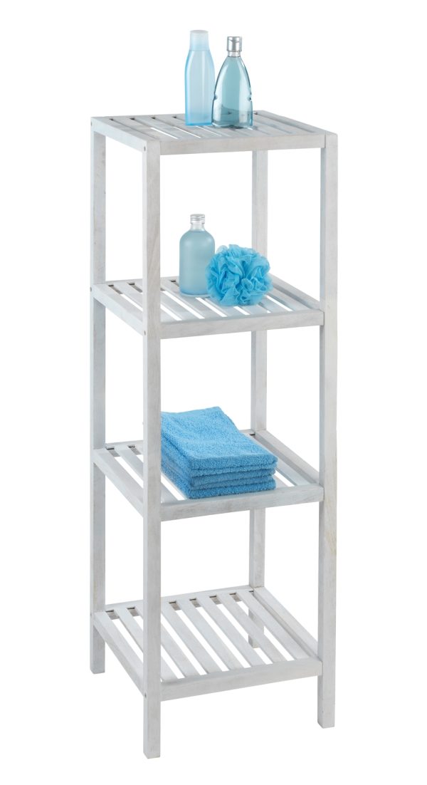 WENKO ETAGERE 4LAAGS WIT NORWAY - Afbeelding 2