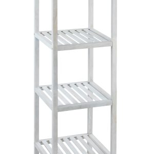 WENKO ETAGERE 4LAAGS WIT NORWAY