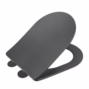WENKO GALATI TOILETZITTING EASY-CLOSE ANTRACIET MAT