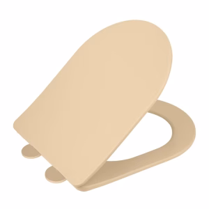 WENKO GALATI TOILETZITTING EASY-CLOSE BEIGE MAT