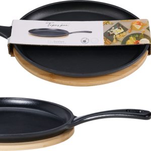 KM TAPAS PAN OVAAL 24CM GIETIJZER