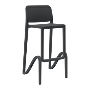 ARETA GIANO 75 BARSTOOL ANTHRACITE 47X46X99CM