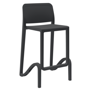 ARETA GIANO 65 BARSTOOL BLACK 47X46X89
