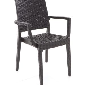 ARETA SIBILLA GREY ARMCHAIR 55X45X85CM