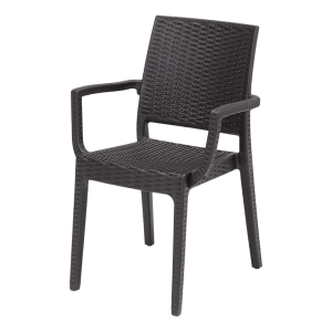 ARETA SIBILLA ARMCHAIR COFFEE 55X54X85CM
