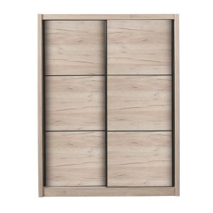 NAVARA 165 WARDROBE 166X60X215CM GRAY OAK