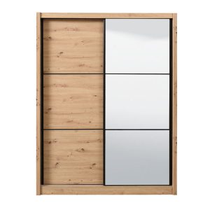 NAVARA 165 WARDROBE 166X60X215CM GRAY OAK