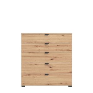 DUERO 5F90 5DR CABINET ARTISAN OAK 90X40X95CM