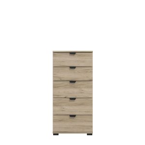 FI CABINET DUERO 5F 45 GRAY OAK 45X40X95CM