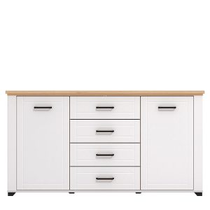 FI CABINET VALENCIA 3K4F ARTISAN OAK 161X41X85CM