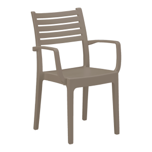 ARETA OLIMPIA/B ARMCHAIR TAUPE  52X55X86CM