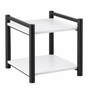 REK MULTI 2 SHELF WHITE 33X28X40CM